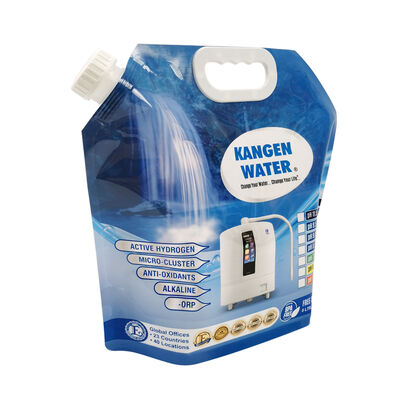 Customized Thickness Stand up Spout Bag Stand Up Pouch Safe Leak Proof Packaging for Juices Sauces and Liquid Detergents