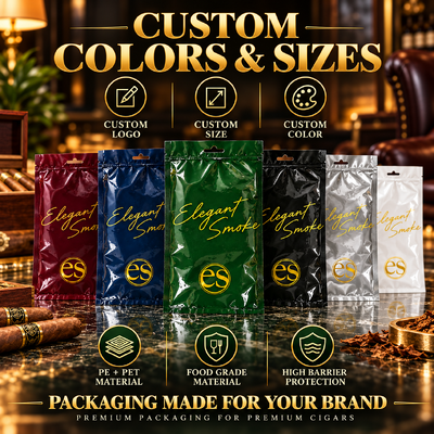 Large Tear-resistant And Puncture-resistant Humidified Cigar Bags Ensures Cigars Stay Fresh During Shipping And Handling