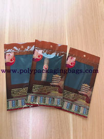 الحقيبة Ziplock شفافة النافذة Tabacco الحقيبة 72٪ الرطوبة سستة السيجار التعبئة والتغليف الحقيبة