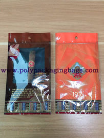 الحقيبة Ziplock شفافة النافذة Tabacco الحقيبة 72٪ الرطوبة سستة السيجار التعبئة والتغليف الحقيبة