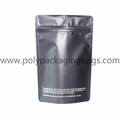 plastic clear front smell proof custom printed ziplock foil weed mylar bags with window