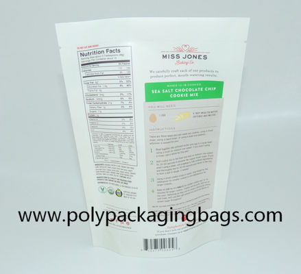 أكياس مقاومة للرطوبة 50 ميكرون من رقائق Ziplock للوجبات الخفيفة