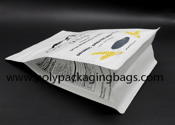 Gravure Printing Eight Sided Aluminum Foil Plated Plastic Ziplock Bags