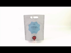 كيس الألومنيوم من ورق الفولاذ المخصص الحجم البلاستيكي كيس البلاستيكي Doypack مع غشاء ختم الغذاء الصف البلاستيكي