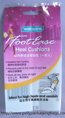 تخصيص كيس رقائق الألومنيوم الأرجواني للنعال ، وختم أكياس بلاستيكية