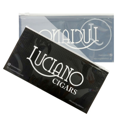 الشركة المصنعة للتعبئة والتغليف سحاب أكياس التعبئة والتغليف سيجار أكياس بسحاب في صندوق كيس بلاستيك سيجار