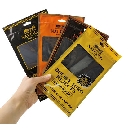 تغليف التبغ حسب الطلب مرطب أكياس بلاستيكية سجائر مرطبة أكياس مرطبة لـ 4-5 سجائر مع مقياس الرطوبة والقسمة