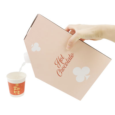 تخصيص 1L 1.5L 2L 3L 5L 96OZ BIB BAG كيس إعادة الاستخدام في صندوق شاي عصير القهوة للذهاب