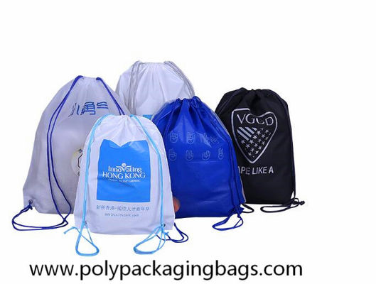 10kgs قوة طبقتين CPE LDPE حقيبة الظهر البلاستيكية الرباط
